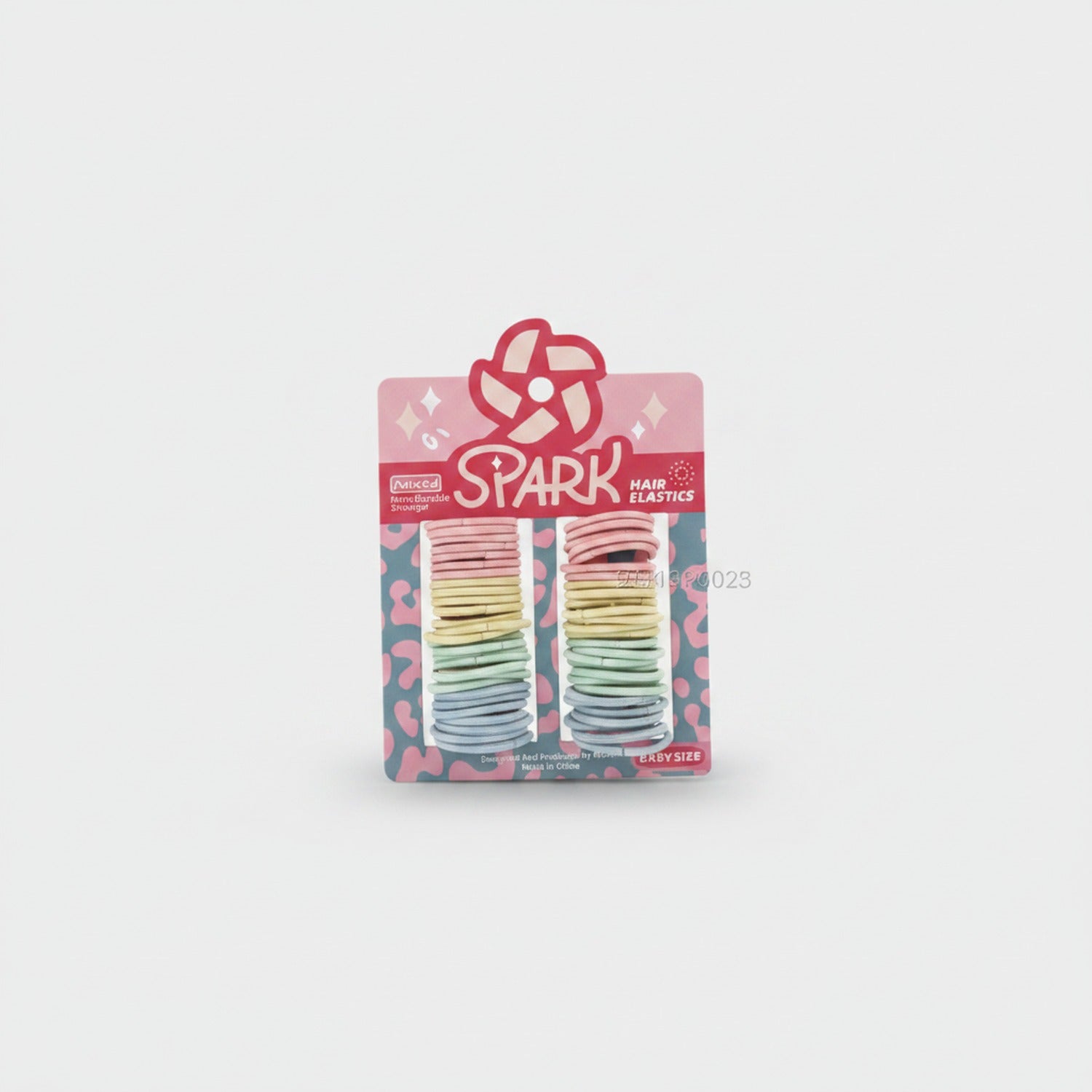 Rainbow Pastel Hair Elastics Baby Size Set