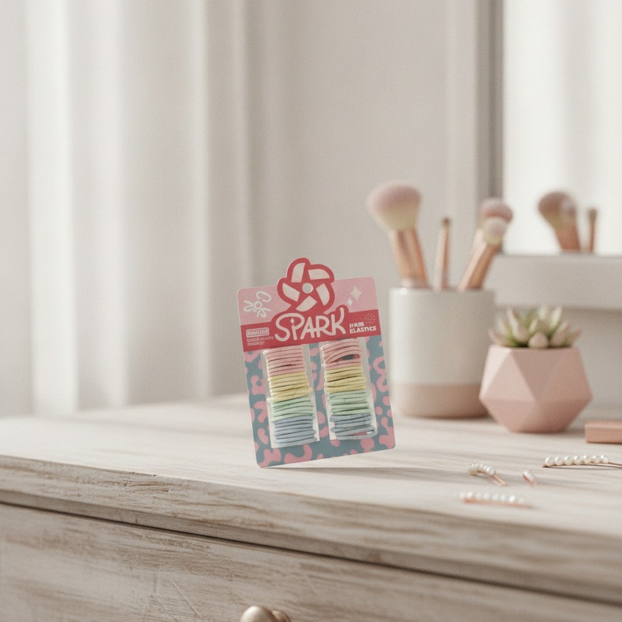 Spark Pastel Baby Hair Elastics – hair accessories (view 2)