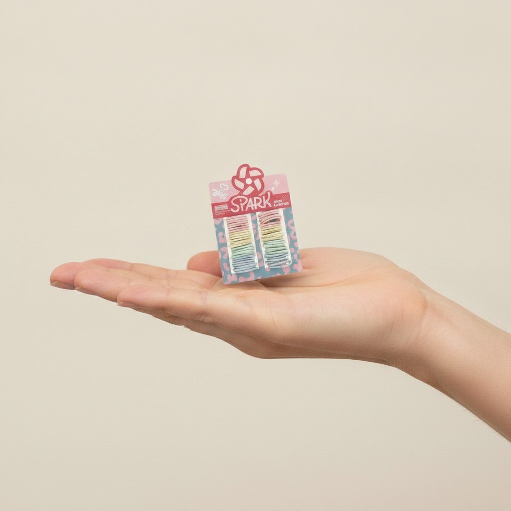 Spark Pastel Baby Hair Elastics – hair accessories (view 3)