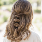 Black Hair Barrette Clip Minimalist Style