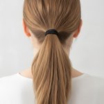 Black Hair Barrette Clip Minimalist Style