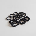 Black Velvet Scrunchies Set with Water Bottle – hair accessories (view 1)