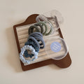 Spiral Scrunchie Set With Mirror Case - 5 Pack – hair accessories