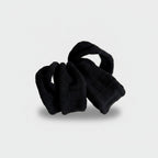 Black Ribbed Knit Hair Tie Set