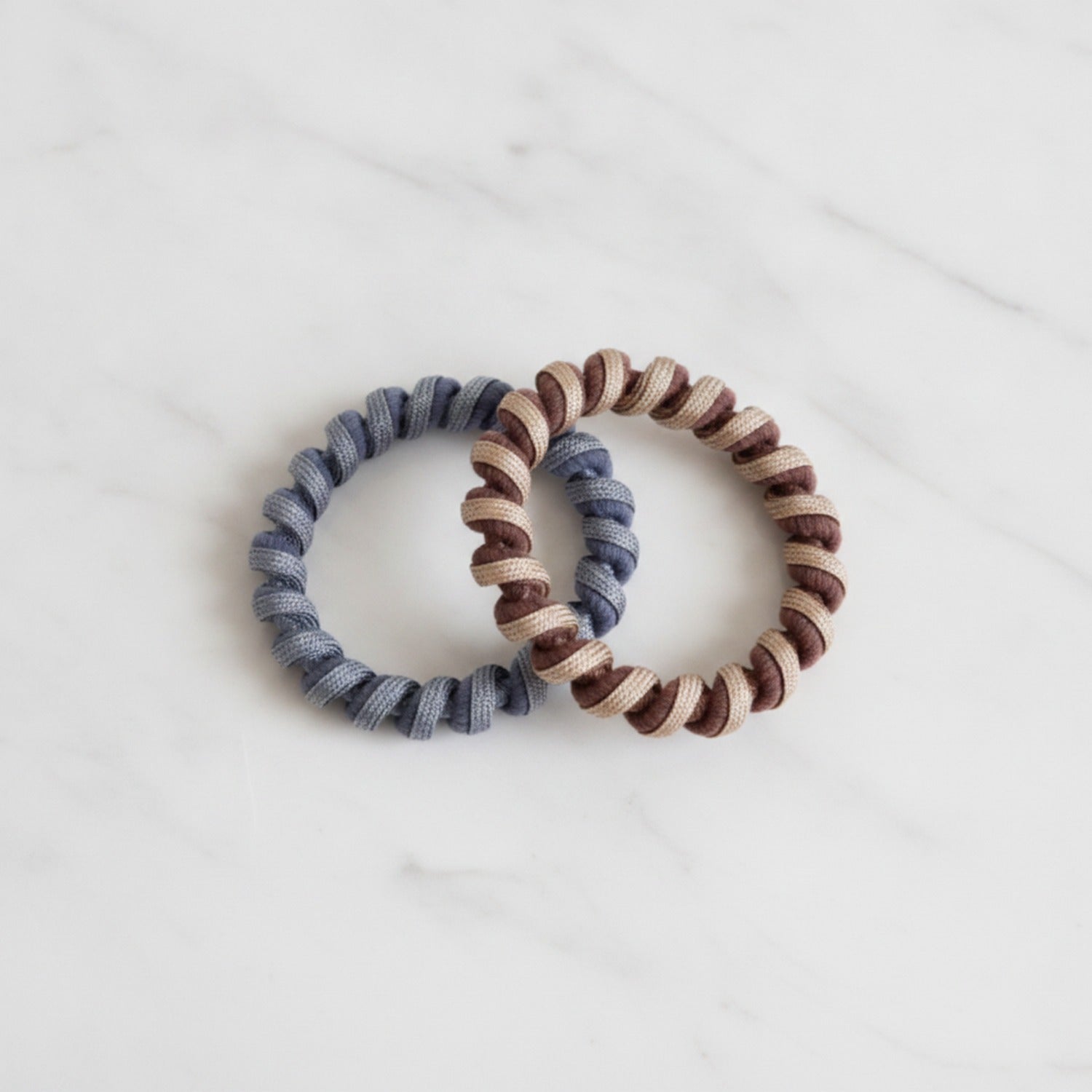 Textured Multi-Color Scrunchie Hair Band Set