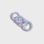 Lavender Spiral Coil Hair Ties Set
