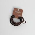 Braided Brown Hair Tie Set – hair accessories (view 1)
