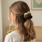 Neutral Tone Hair Scrunchie Set Pack