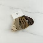 Neutral Tone Hair Scrunchie Set Pack – hair accessories (view 2)