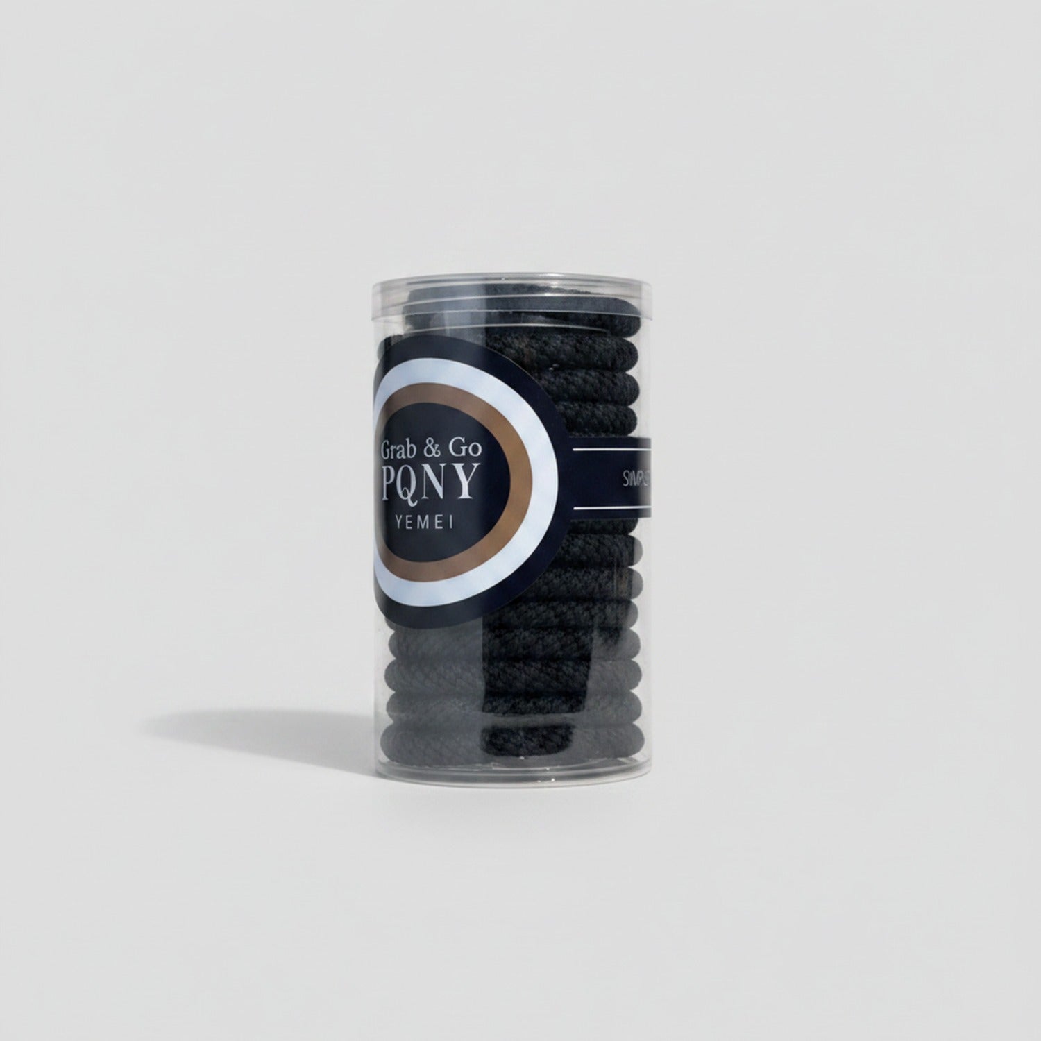 Black Textured Hair Tie Multi-Pack Bundle