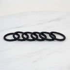 Black Textured Hair Tie Multi-Pack Bundle – hair accessories (view 2)