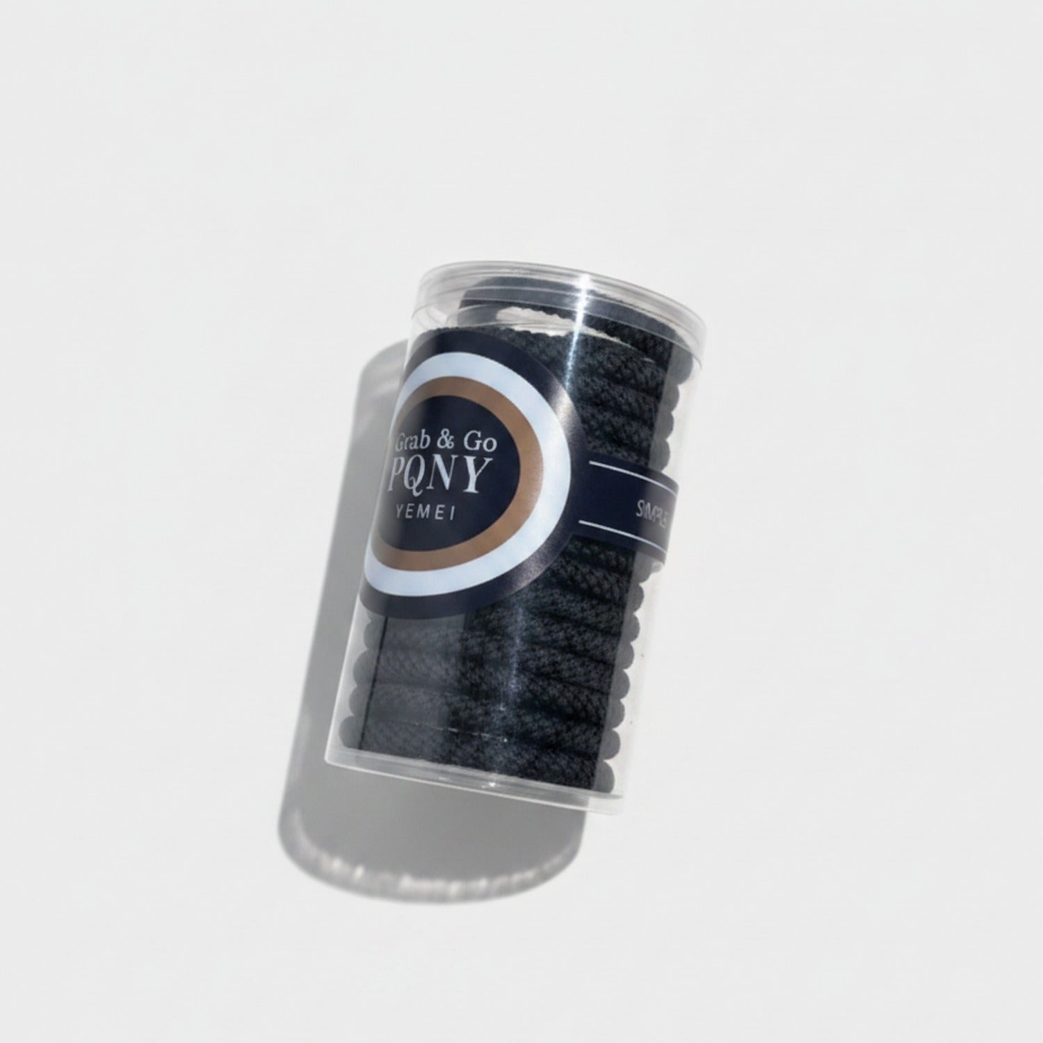 Black Textured Hair Tie Multi-Pack Bundle