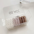 Spiral Hair Coils Ombre Brown Clear Set