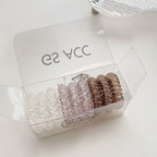 Spiral Hair Coils Ombre Brown Clear Set