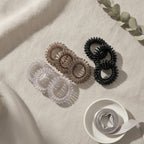 Spiral Hair Coils Ombre Brown Clear Set – hair accessories (view 2)