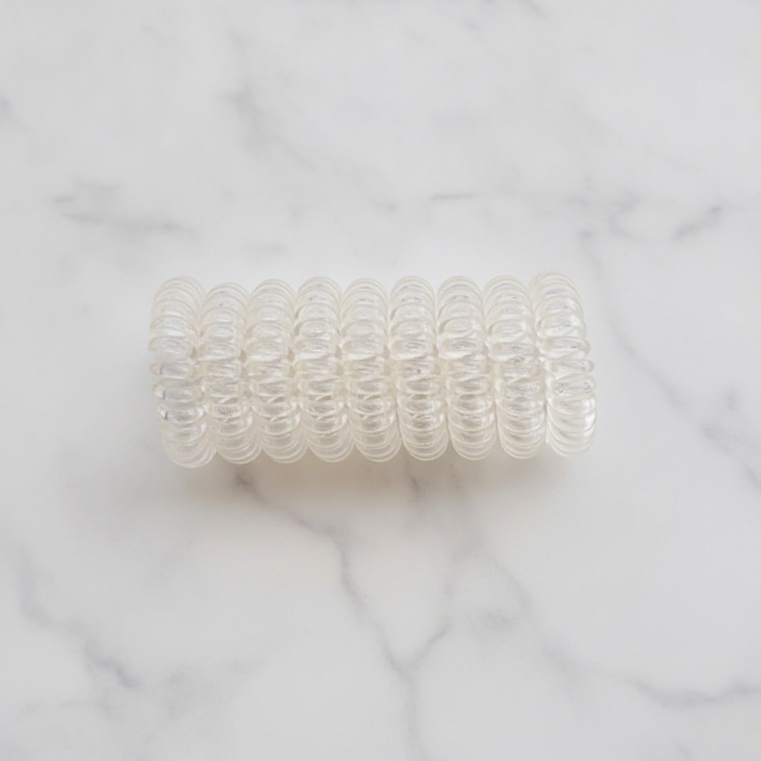 Clear Spiral Hair Coils Minimalist Pack