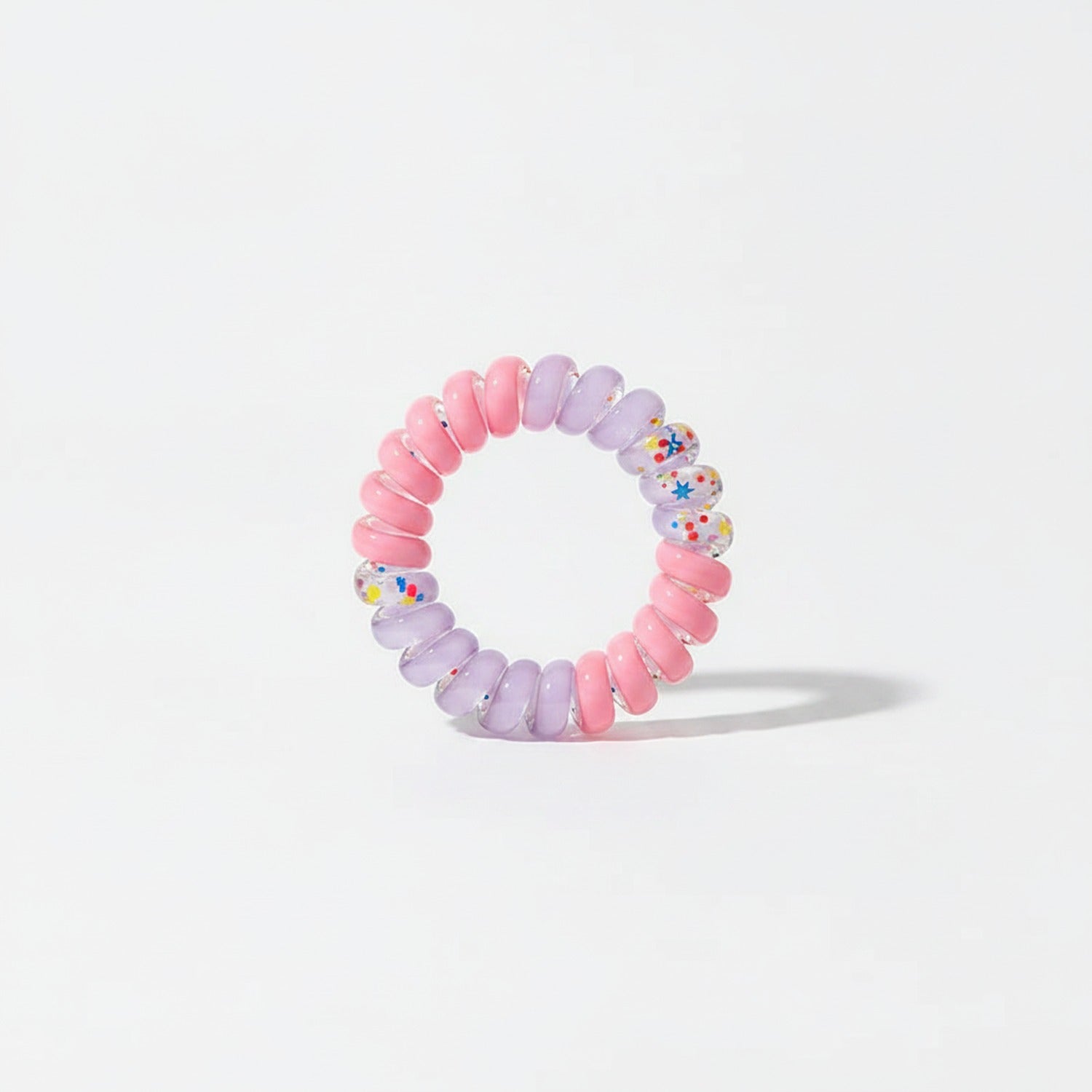 Spiral Hair Coil Set in Pink Tones
