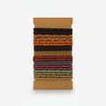 Braided Hair Ties Multi-Color Textured Set – hair accessories (view 1)