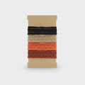 Braided Hair Ties Multi-Color Set Four Pack