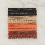 Braided Hair Ties Multi-Color Set Four Pack – hair accessories (view 2)