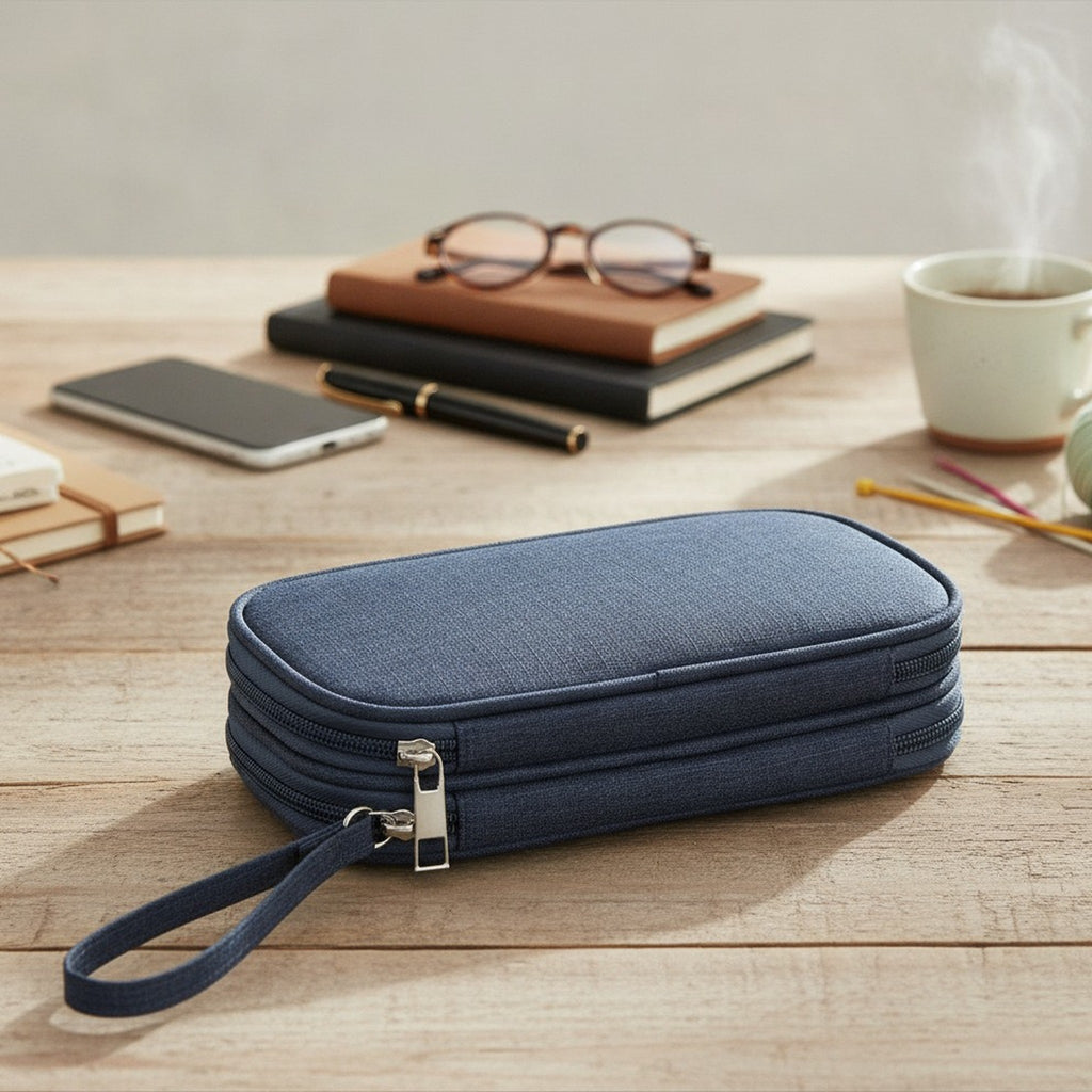 Double Layer Small Stationery Pouch (view 3)