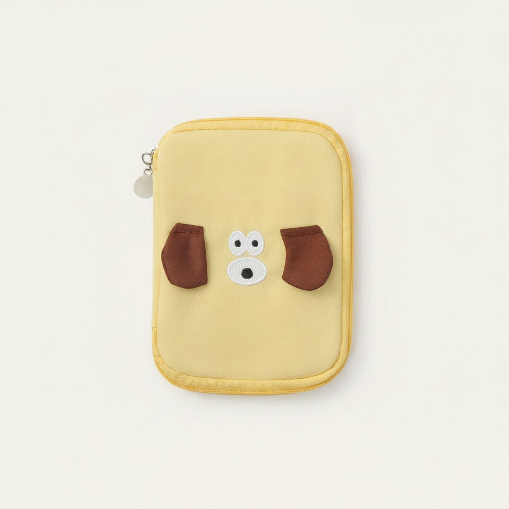Big-Eyed Character Zipper Pouch – bags & wallets (view 3)