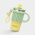 Tumbler With Handle - Lemon Green + Ceramic Liner