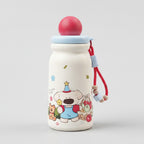 Cute Dog Adventure Theme Drink Bottle - Red Cup Brush 3D Sticker – novelty & toys (view 1)