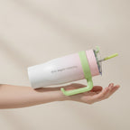 Travel Mug with Handle & Straw – novelty & toys (view 3)
