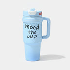 Mood The Cup Tumbler with Handle - Trendy Ice Cup Sunny Blue