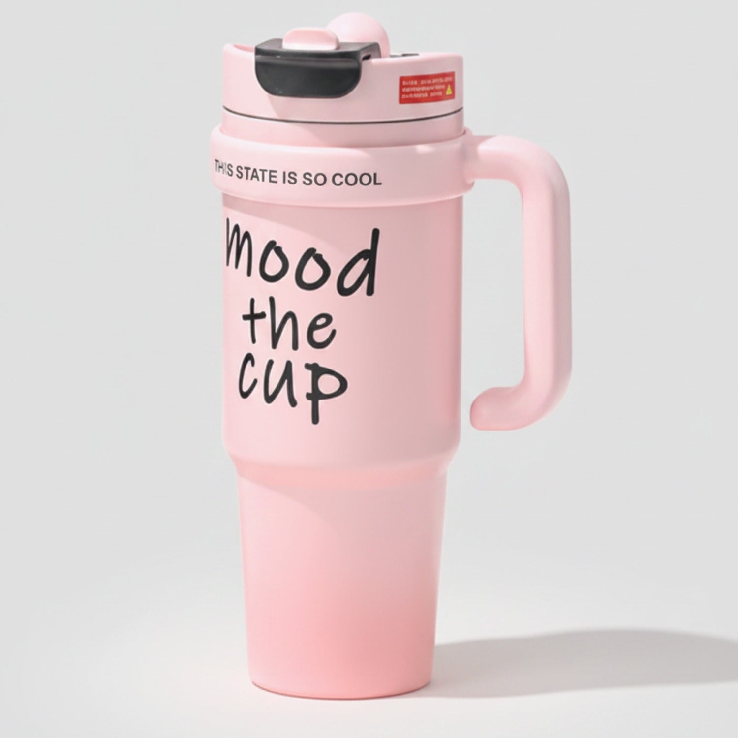 Mood The Cup Tumbler with Handle - Trendy Ice Cup - Sakura Pink – novelty & toys (view 1)