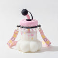 Pink Cloud Tumbler With Heart Charm Handles – novelty & toys (view 1)