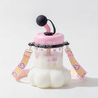 Pink Cloud Tumbler With Heart Charm Handles – novelty & toys (view 1)