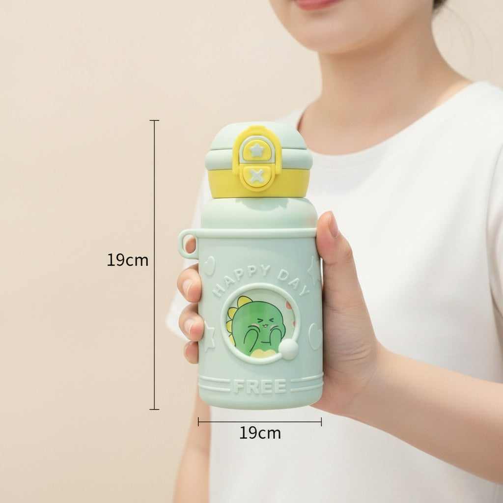 Cute Animal Kids Silicone Water Bottle – novelty & toys (view 4)