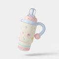 Pastel Ocean Theme Tumbler With Handle And Charm – novelty & toys (view 1)