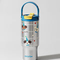 Stainless Steel Insulated Tumbler with Happy Character Design - Stainless Steel – novelty & toys (view 1)