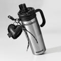 Black Heart Charm Stainless Steel Tumbler Cup – novelty & toys (view 1)