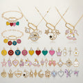 Versatile Charm Bracelet Necklace Set – jewelry (view 1)