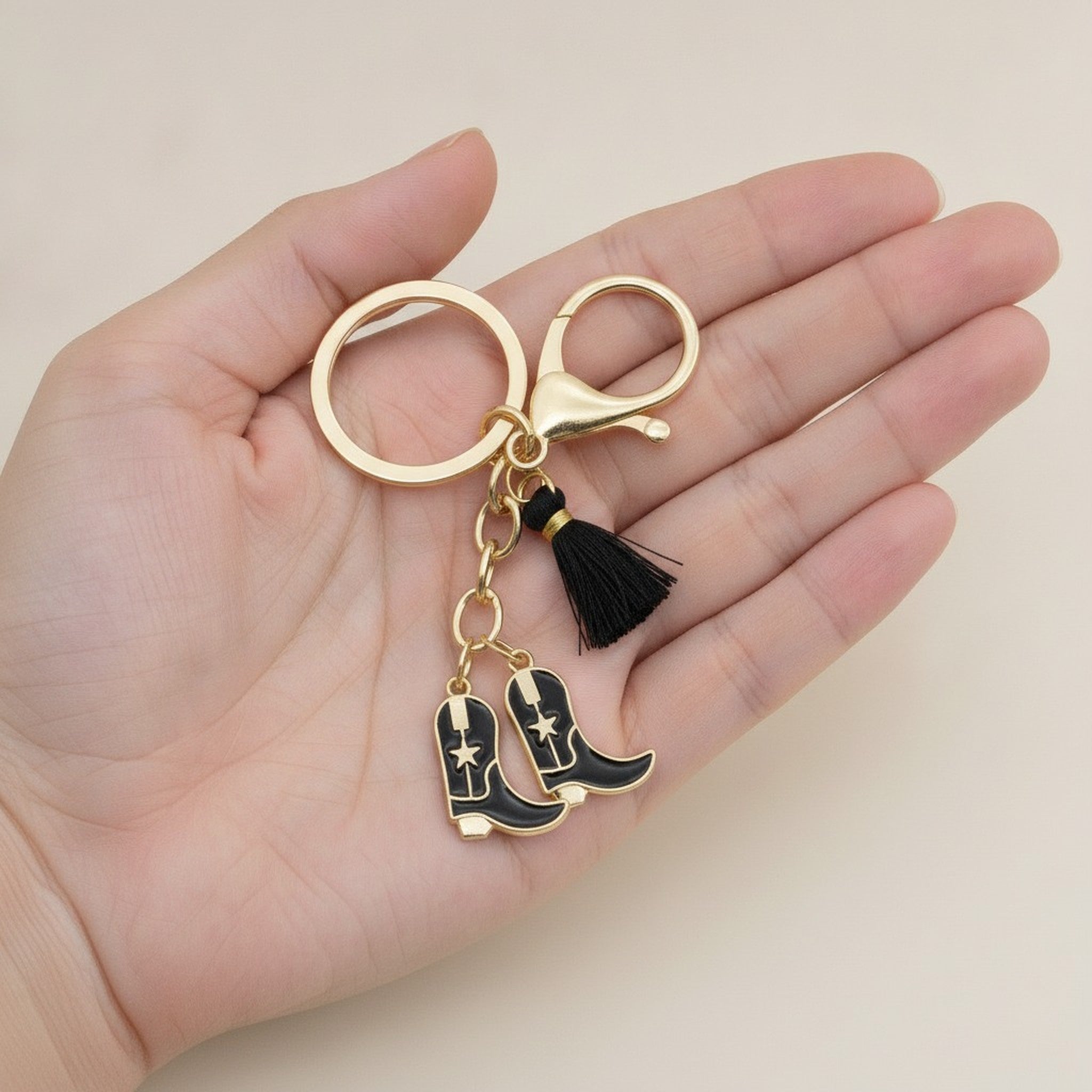 Cowboy Boot Tassel Keychain – bags & wallets (view 5)