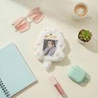 White Fluffy Cat Paw Plush Phone Charm – tech (view 2)