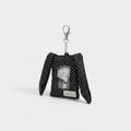 Black Polka Dot Bunny Ear Phone Charm With Star – tech (view 1)