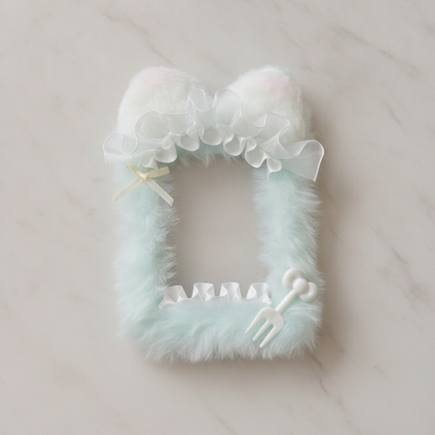 Fluffy Angel Wing Pearl Phone Charm Strap