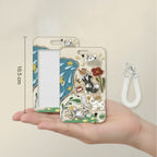 Cute Illustrated ID Card Holder Lanyard Set – stationery (view 10)