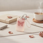 Butterfly Card Holder with Keychain Strap – bags & wallets (view 2)