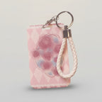 Rose Argyle Pattern Card Holder with Wristlet – bags & wallets (view 1)