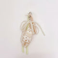 Pearl Beaded Cute Bunny Acrylic Keyring – novelty & toys (view 1)