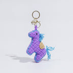 Plush Crocheted Pony Keychain - Purple – novelty & toys (view 1)
