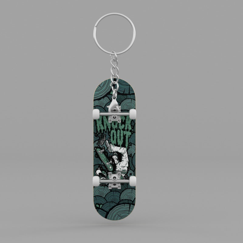 Finger skateboard keychain - Type 2 – novelty & toys