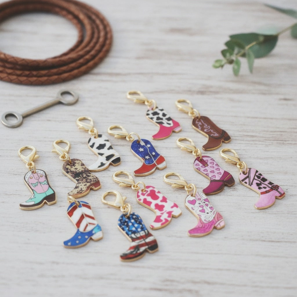 Assorted Cowboy Boot Charms Set – apparel accessories (view 2)