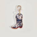 Cow Print Western Boot Charm – bags & wallets (view 1)